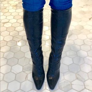 Bruno Magli sz 6 knee high stretch boots